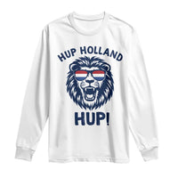 Hup Holland Hup Lion Netherlands Flag Long Sleeve Shirt Nederlands Dutch Pride Soccer Fans