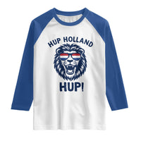 Hup Holland Hup Lion Netherlands Flag Raglan Shirt Nederlands Dutch Pride Soccer Fans