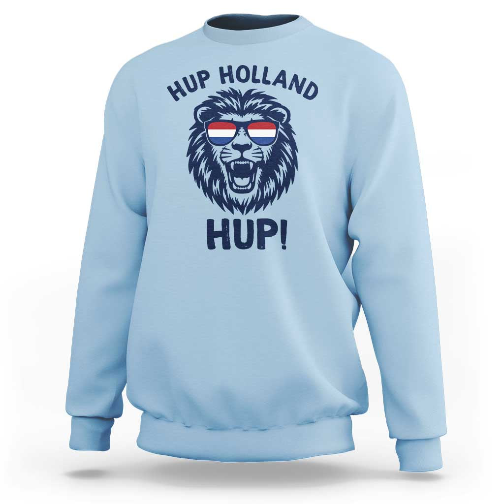 Hup Holland Hup Lion Netherlands Flag Sweatshirt Nederlands Dutch Pride Soccer Fans