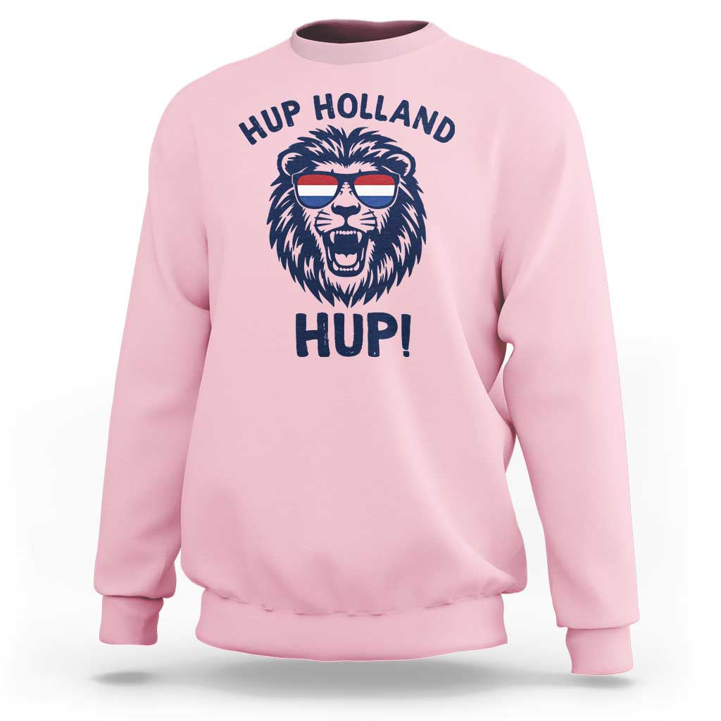 Hup Holland Hup Lion Netherlands Flag Sweatshirt Nederlands Dutch Pride Soccer Fans
