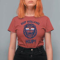 Hup Holland Hup Lion Netherlands Flag T Shirt For Women Nederlands Dutch Pride Soccer Fans