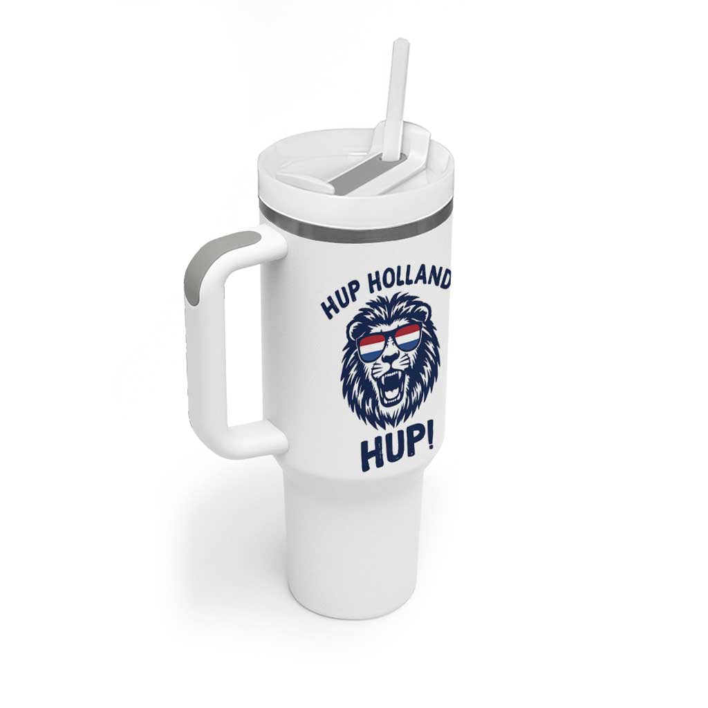 Hup Holland Hup Lion Netherlands Flag Tumbler With Handle Nederlands Dutch Pride Soccer Fans