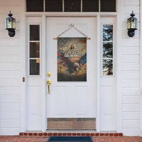 Jesus Take the Wheel Patriotic Eagle Garden Flag Christian American Flag Faith