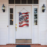 Patriotic Native American Chief Feather Headdress Garden Flag Indigenous Pride USA Flag Heritage Gift