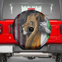 Irish American Heritage Lion of Judah Spare Tire Cover Patriotic Christian Jesus Crown of Thorns Faith Gift