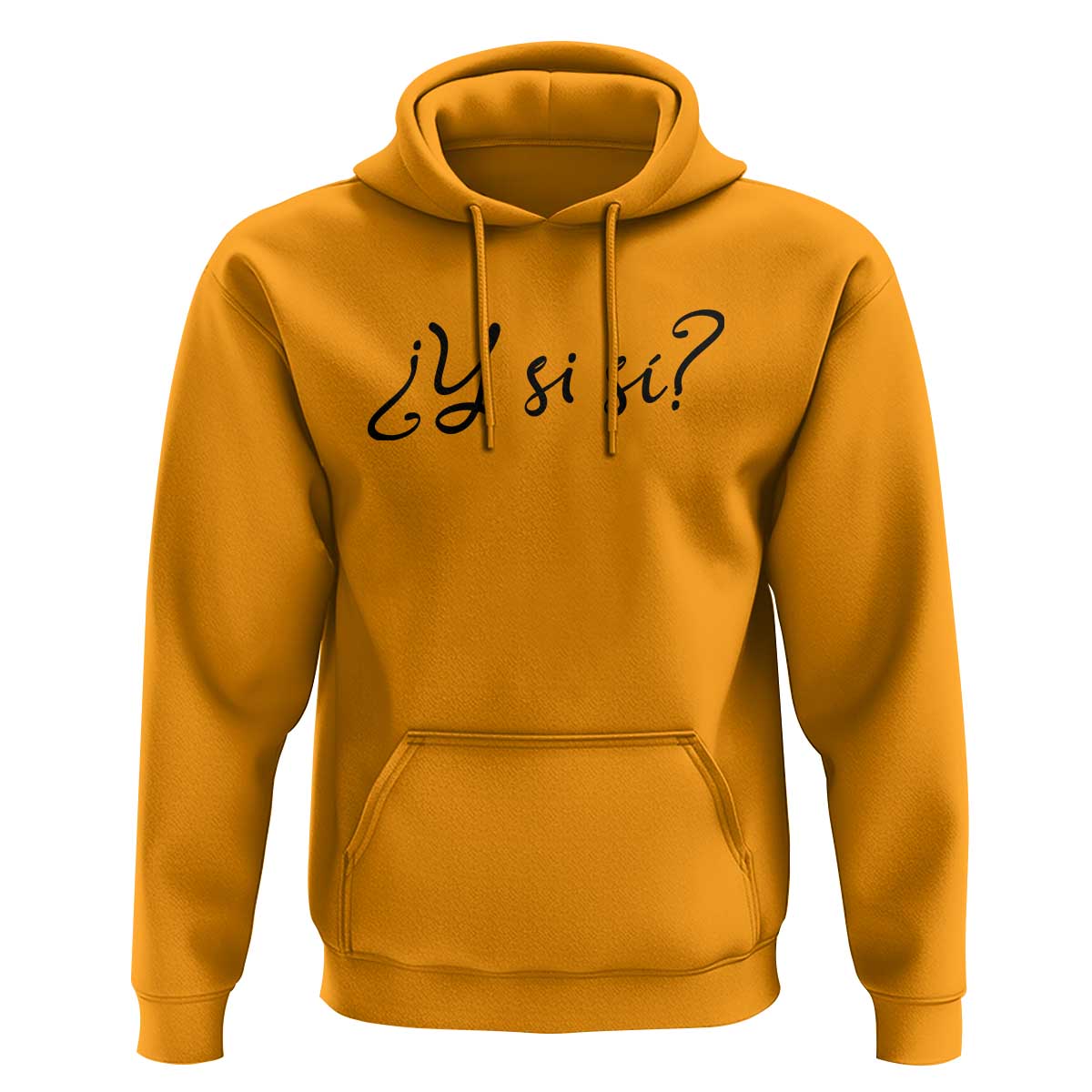 Y Si Si Minimalist Typography Hoodie What If Mexico Slang Spanish