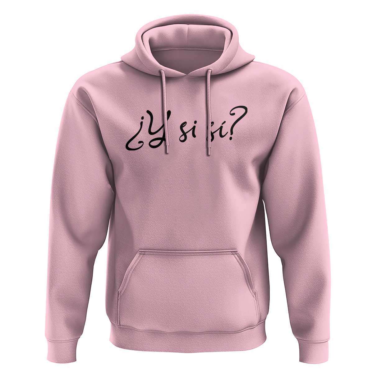 Y Si Si Minimalist Typography Hoodie What If Mexico Slang Spanish