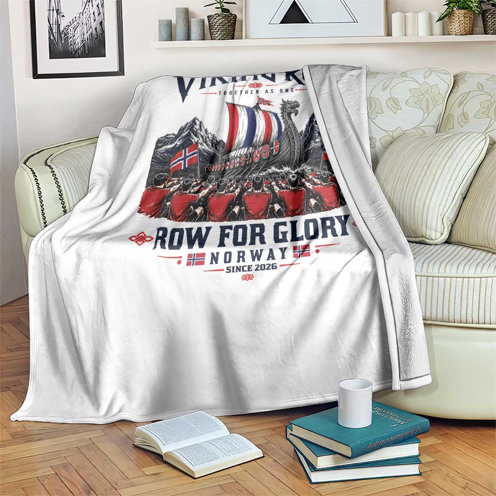 Viking Row Ro Ro Norway Norge Norwegian Flag Throw Blanket Row For Glory Norway Together As One Retro Football Fans