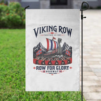 Viking Row Ro Ro Norway Norge Norwegian Flag Garden Flag Row For Glory Norway Together As One Retro Football Fans
