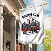 Viking Row Ro Ro Norway Norge Norwegian Flag Garden Flag Row For Glory Norway Together As One Retro Football Fans