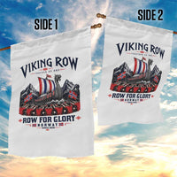 Viking Row Ro Ro Norway Norge Norwegian Flag Garden Flag Row For Glory Norway Together As One Retro Football Fans