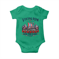 Viking Row Ro Ro Norway Norge Norwegian Flag Baby Onesie Row For Glory Norway Together As One Retro Football Fans