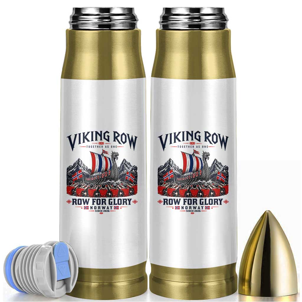 Viking Row Ro Ro Norway Norge Norwegian Flag Bullet Tumbler Row For Glory Norway Together As One Retro Football Fans