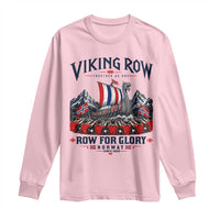 Viking Row Ro Ro Norway Norge Norwegian Flag Long Sleeve Shirt Row For Glory Norway Together As One Retro Football Fans