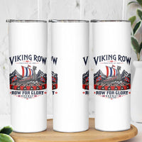 Viking Row Ro Ro Norway Norge Norwegian Flag Skinny Tumbler Row For Glory Norway Together As One Retro Football Fans