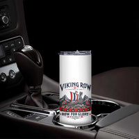 Viking Row Ro Ro Norway Norge Norwegian Flag Skinny Tumbler Row For Glory Norway Together As One Retro Football Fans