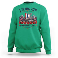Viking Row Ro Ro Norway Norge Norwegian Flag Sweatshirt Row For Glory Norway Together As One Retro Football Fans