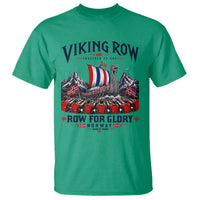 Viking Row Ro Ro Norway Norge Norwegian Flag T Shirt Row For Glory Norway Together As One Retro Football Fans