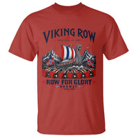 Viking Row Ro Ro Norway Norge Norwegian Flag T Shirt Row For Glory Norway Together As One Retro Football Fans