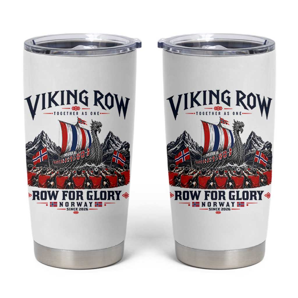 Viking Row Ro Ro Norway Norge Norwegian Flag Tumbler Cup Row For Glory Norway Together As One Retro Football Fans