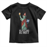 No Scotland No Party Funny Statue of Liberty Celebration Toddler T Shirt Saltire Flag Glasgow Cone Scottish Football Fans
