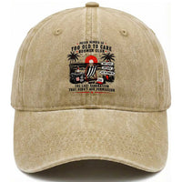 Proud Member Of Too Old To Care Boomer Club Retired Washed Cotton Baseball Cap Funny Retirement The Last Generation Beach Sunset Vacation