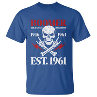 Funny Baby Boomer The Badass Generation T Shirt EST 1961 Birthday Gift Skull Rock On Graphic