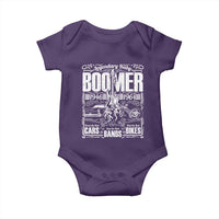 Legendary Baby Boomer Generation 1946 to 1964 Baby Onesie Vintage Rocker Classic Cars And Bikes Graphic