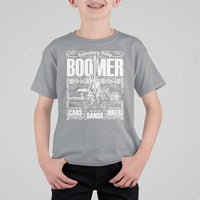 Legendary Baby Boomer Generation 1946 to 1964 T Shirt For Kid Vintage Rocker Classic Cars And Bikes Graphic