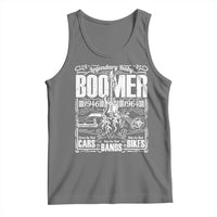 Legendary Baby Boomer Generation 1946 to 1964 Tank Top Vintage Rocker Classic Cars And Bikes Graphic