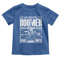 Legendary Baby Boomer Generation 1946 to 1964 Toddler T Shirt Vintage Rocker Classic Cars And Bikes Graphic