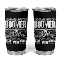 Legendary Baby Boomer Generation 1946 to 1964 Tumbler Cup Vintage Rocker Classic Cars And Bikes Graphic