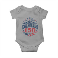 Colorado Rocky Mountains 150th Anniversary Baby Onesie Sesquicentennial 1876 2026 Patriotic Graphic