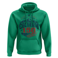 Colorado Rocky Mountains 150th Anniversary Hoodie Sesquicentennial 1876 2026 Patriotic Graphic