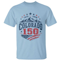 Colorado Rocky Mountains 150th Anniversary T Shirt Sesquicentennial 1876 2026 Patriotic Graphic