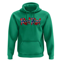 Funny Norway Flag Ro Ro Typography Graphic Hoodie Norge Norwegian Flag Football Fans