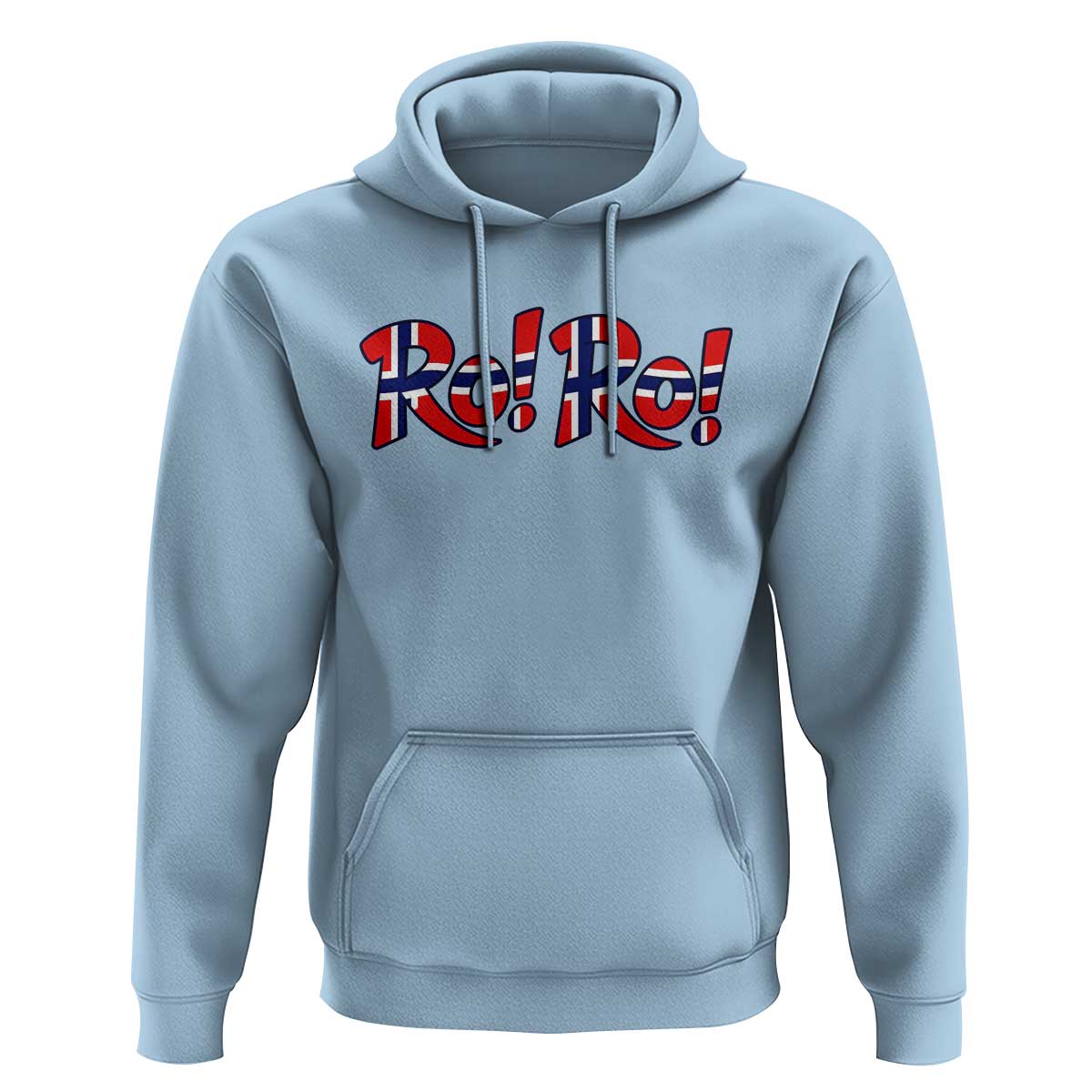 Funny Norway Flag Ro Ro Typography Graphic Hoodie Norge Norwegian Flag Football Fans