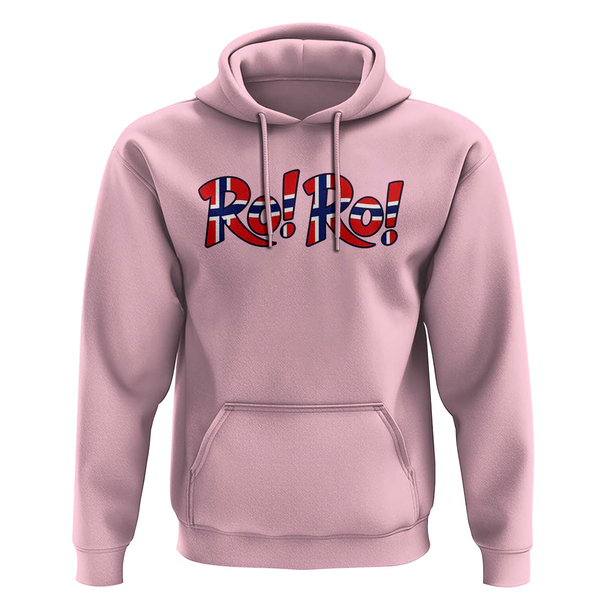 Funny Norway Flag Ro Ro Typography Graphic Hoodie Norge Norwegian Flag Football Fans