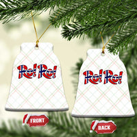 Funny Norway Flag Ro Ro Typography Graphic Ceramic Ornament Norge Norwegian Flag Football Fans