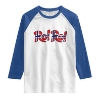 Funny Norway Flag Ro Ro Typography Graphic Raglan Shirt Norge Norwegian Flag Football Fans