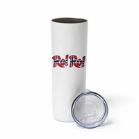 Funny Norway Flag Ro Ro Typography Graphic Skinny Tumbler Norge Norwegian Flag Football Fans