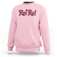 Funny Norway Flag Ro Ro Typography Graphic Sweatshirt Norge Norwegian Flag Football Fans