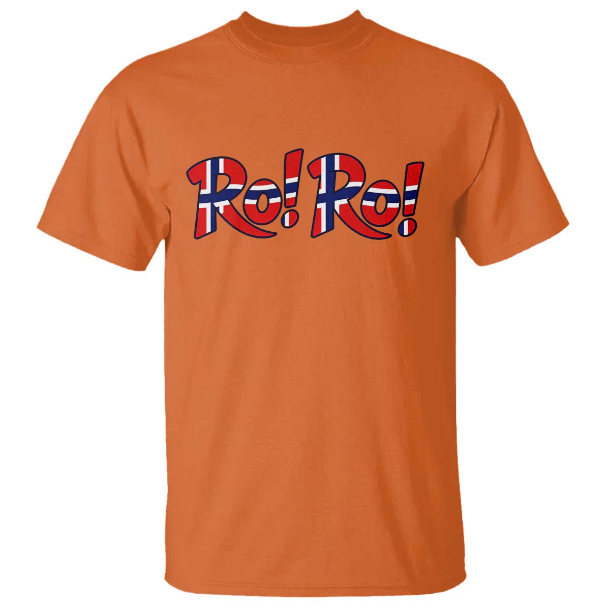 Funny Norway Flag Ro Ro Typography Graphic T Shirt Norge Norwegian Flag Football Fans