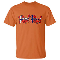 Funny Norway Flag Ro Ro Typography Graphic T Shirt Norge Norwegian Flag Football Fans