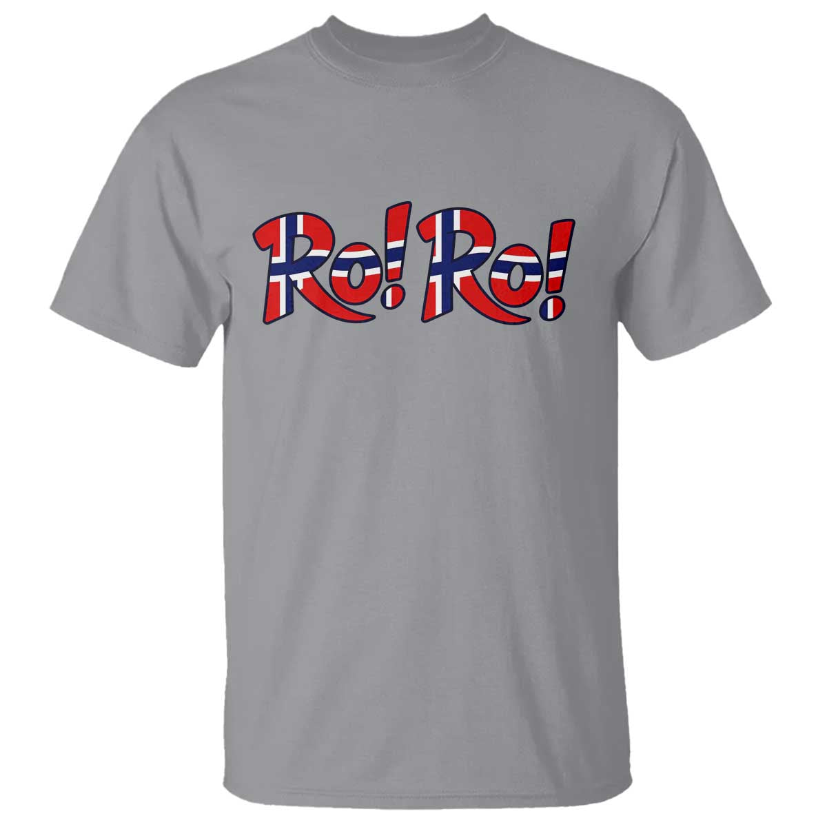 Funny Norway Flag Ro Ro Typography Graphic T Shirt Norge Norwegian Flag Football Fans