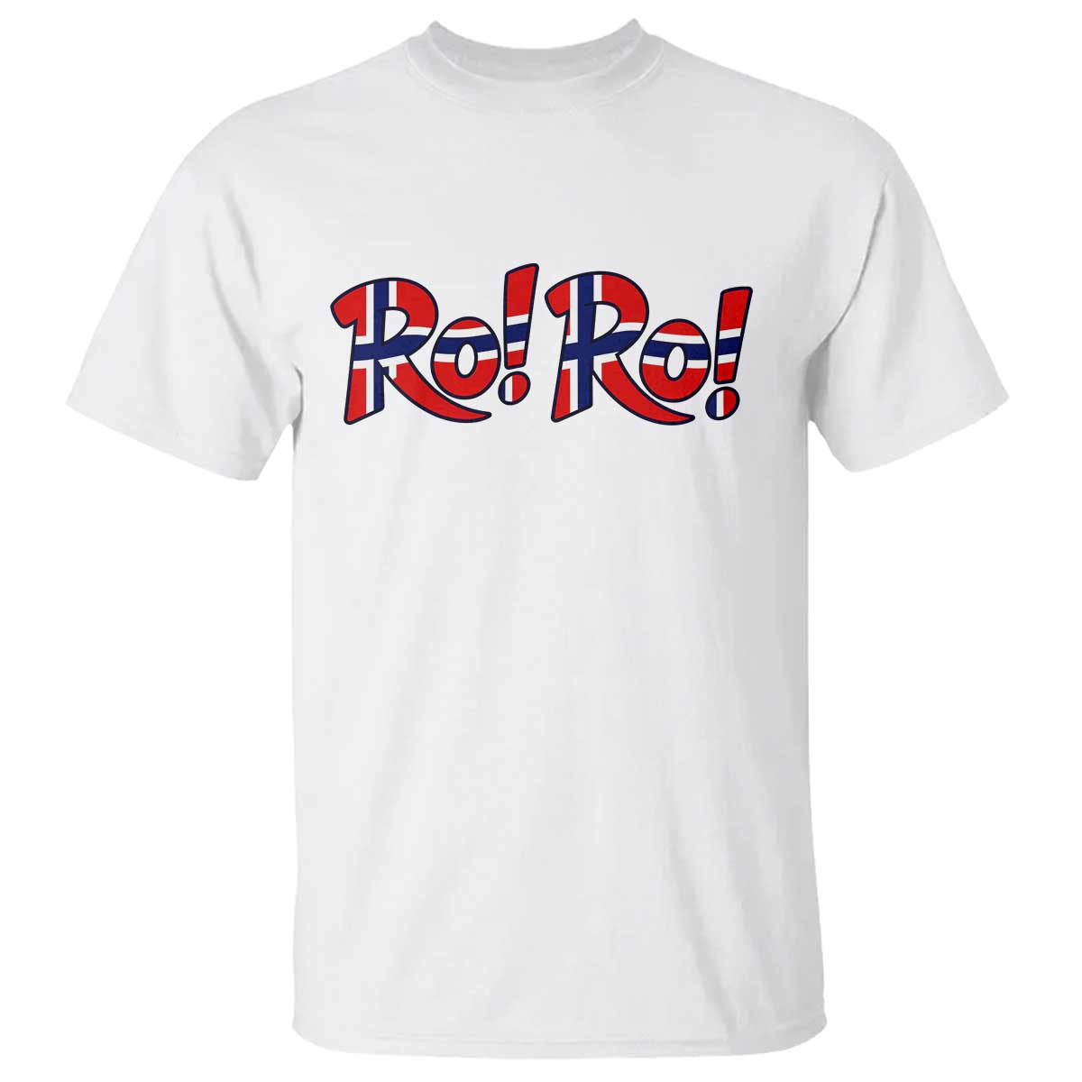 Funny Norway Flag Ro Ro Typography Graphic T Shirt Norge Norwegian Flag Football Fans