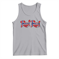Funny Norway Flag Ro Ro Typography Graphic Tank Top Norge Norwegian Flag Football Fans