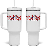 Funny Norway Flag Ro Ro Typography Graphic Tumbler With Handle Norge Norwegian Flag Football Fans