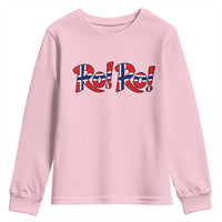 Funny Norway Flag Ro Ro Typography Graphic Youth Sweatshirt Norge Norwegian Flag Football Fans
