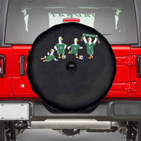 Funny Mexico Merlin the Duck Playing Soccer Graphic Spare Tire Cover Mexican Spirit Football Fans Cheer